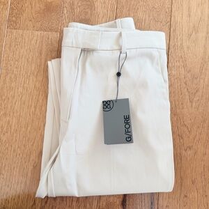 G/FORE Golf pants stretch tech twill mid rise straight leg trouser Women 8 gfore